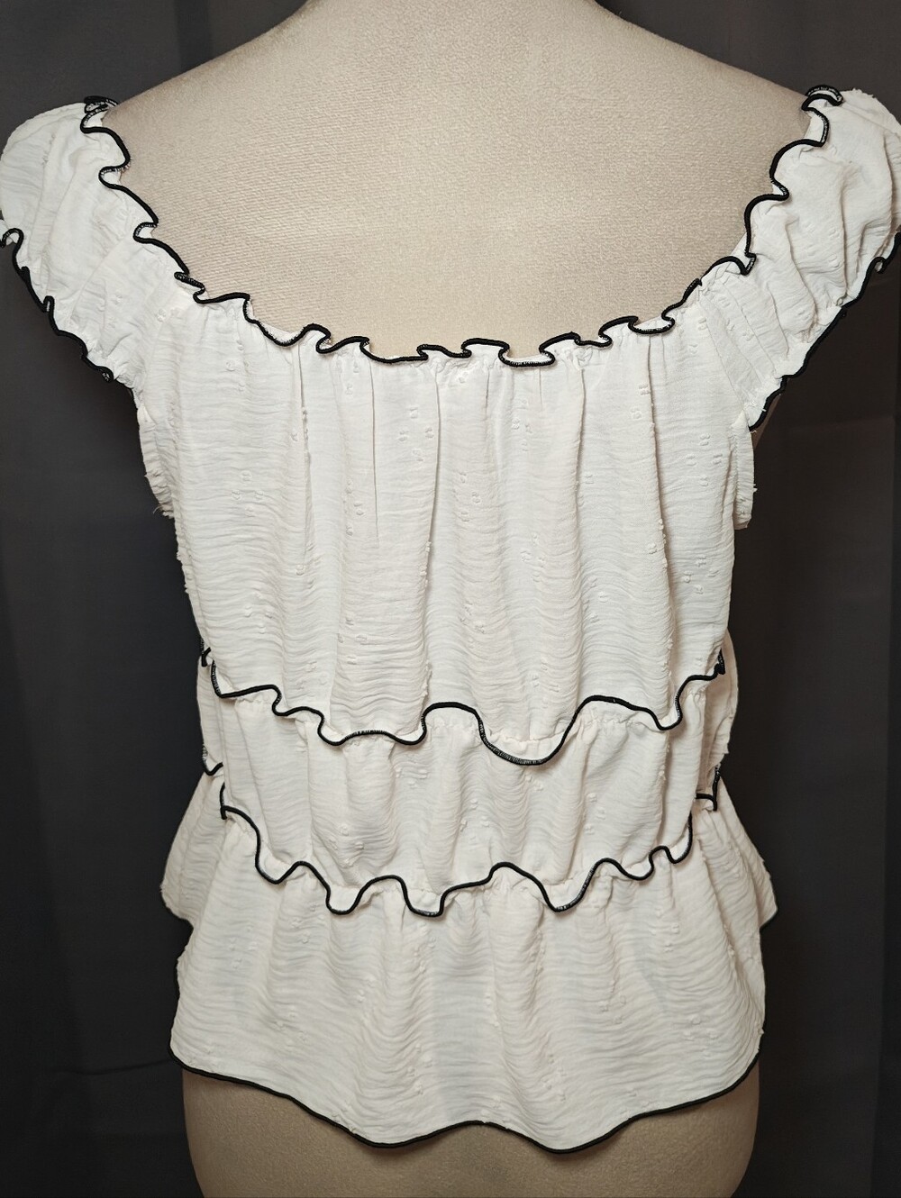 Kirious Los Angeles Cottagecore Maidens Tie Front Top. - Picture 4 of 12